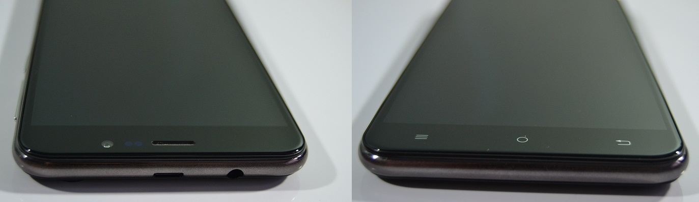 Нетипично для китайского телефона в этом ценовом сегменте, края экрана просто узкие, а не только боковые
